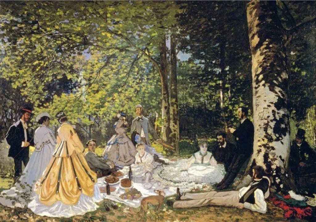 Monet's picnic in paris